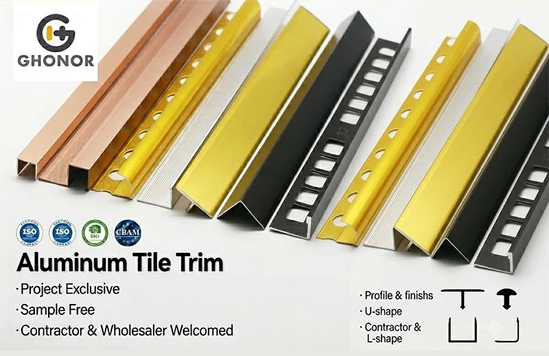 aluminum tile profiles